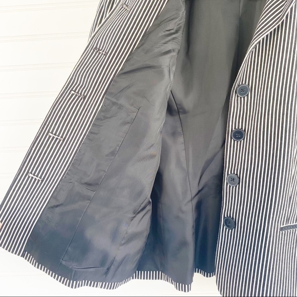 Chaps Striped blazer jacket Size 10 - Picture 3 of 10